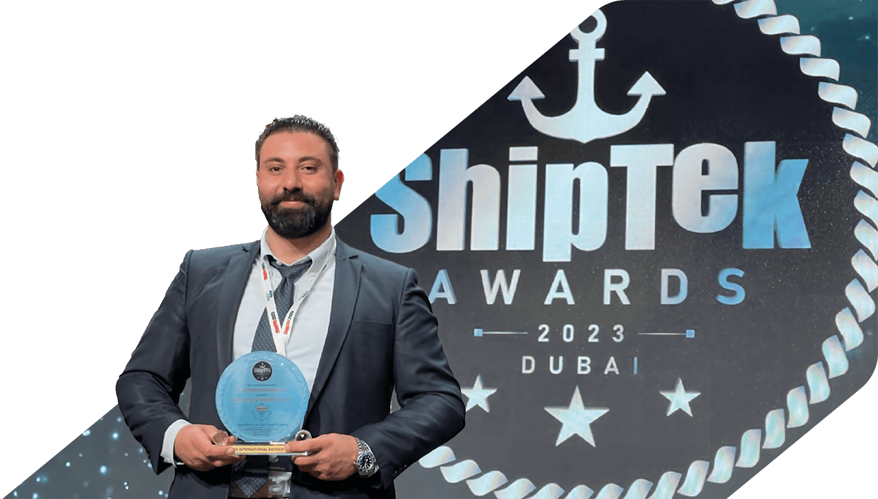 GULFNAV wins “Excellence in Maritime Services” Award at ShipTek Awards 2023.